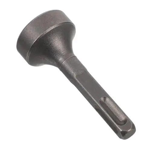 Produktbild: TOPPERFUN Rammhammer Meißelaufsatz Bauzubehör multifunktionswerkzeug Handwerkszeug schlagbohrmaschine plus Erdungsstabtreiber Zubehör für Elektrohämmer Chrom-Vanadium-Stahl Silver