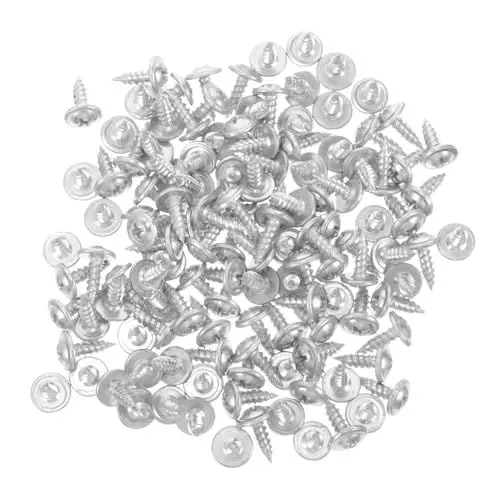 Produktbild: TOPPERFUN Selbstschneidende Schrauben Flachschrauben für Holz Metall Kunststoff 250 G Packung
