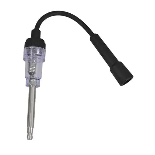 Produktbild: TOPPERFUN Zündkerzenspule Zündkerzen Inline Funkentester Motorzündung Auto Zündkerzentester Zündkerzendetektortester Inline Zündkerzentester Funken Autokerzentester Kunststoff Schwarz