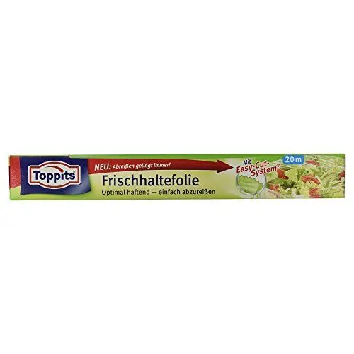 Produktbild: Toppits Frischhaltefolie und extrabreit mit Abreißsäge, 20m lang