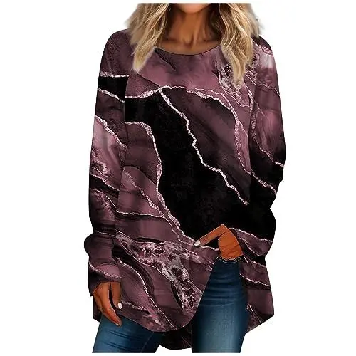 Produktbild: Tops Teenager Mädchen Mode Oberteil Damen Longshirt Grobstrickpullover Gestreifter Pullover Casual Outfit Pulli Herbst Mode Pullover Mädchen Schwarz 3XL