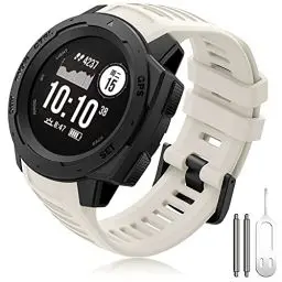 Produktbild: TOPsic Kompatibel mit Garmin Instinct Armband, Instinct Uhrenarmband Silikon Ersatzarmband Leicht Fit Armbänder für Garmin Instinct Smart Watch
