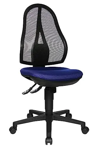 Produktbild: Topstar OP200G26 Open Point SY, Bürostuhl, Schreibtischstuhl, ergonomisch, Bezug blau