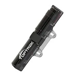 Produktbild: Toptrek Fahrradpumpe 260PSI Mini Luftpumpe Fahrrad alle Ventile(Presta & Schrader & Dunlop) kleine Fahrradluftpumpe mit Integrierter Befestigungshalter Handpumpe für Mountainbikes, Rennrad, E-Bike