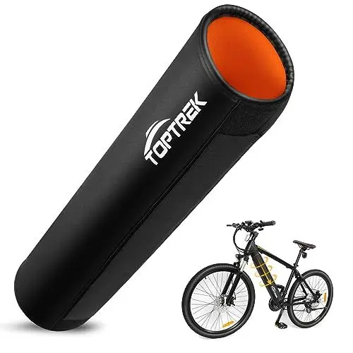 Produktbild: toptrek E-bike Akku Schutzhülle, Ebike Akku Schutzhülle für Integrierte Rahmenakku 28-40 CM Umfang, E bike Akku Schutz Hülle vor Kälte & Staub, Akku Schutz Ebike Laufzeit und Lebensdauer Verlängern