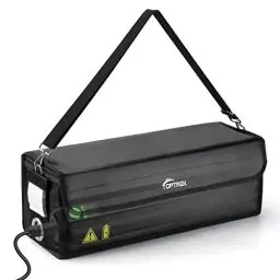 Produktbild: toptrek Ebike Akku Tasche, Feuerfest bis 1000°C ,Akku Tasche Wasserdicht Explosionssicher, Lipo Safe Bag für Lagerung Transport Aufladung, Ebike akku schutzhülle Großraum 49 x 15 x 15 cm (1 Stück)