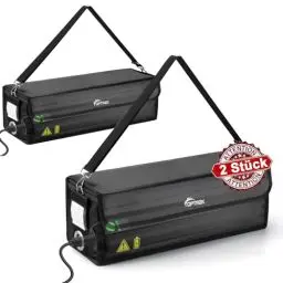 Produktbild: toptrek Ebike Akku Tasche, Feuerfest bis 1000°C ,Akku Tasche Wasserdicht Explosionssicher, Lipo Safe Bag für Lagerung Transport Aufladung, Ebike akku schutzhülle Großraum 49 x 15 x 15 cm (2 Stück)
