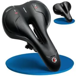 Produktbild: toptrek Fahrradsattel Herren Damen Bequem Weich, Ergonomischer Fahrrad Sattel, Schmerzfrei Radfahren, 2025 Neue Aufrüstung Fahrradsitz Atmungsaktiv Stoßdämpfend für E-Bike MTB Rennrad Cityrad