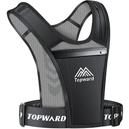 Produktbild: Topward Laufweste Reflektierend Handytasche Joggen Handyhalterung, für Männer Frauen Joggen Walking Exercise & Gym Workout. Wasserfester Handyhalter für alle Smartphones. Verstellbarer Riemen
