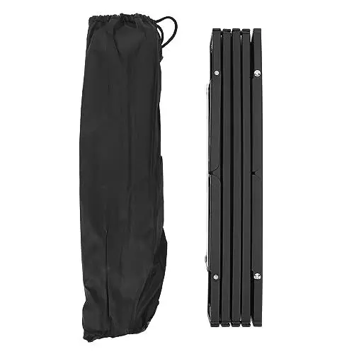 Produktbild: Topyond Camping-Beistelltisch, kompakter zusammenklappbarer Campingtisch, tragbarer Outdoor-Campingtisch, Mini-Strand-Picknick-Klapptisch mit Tragetasche zum Wandern, Angeln