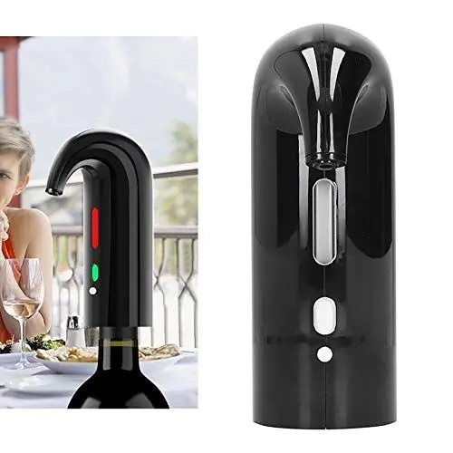 Produktbild: Topyond Elektrischer Weinbelüfter, USB-Aufladung, automatischer Weinspender mit Belüftungsauslauf, unverzichtbares Pub-Zubehör für Wein- und Cocktailliebhaber, für den privaten
