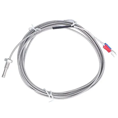 Produktbild: WRNJ-M6 Typ J Thermoelement-Temperatursensorsonde 0 °C bis 750 °C Hochtemperaturmessung 2 Meter Leitungen