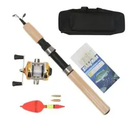 Produktbild: Topyond Spinning Angelrute und Spule Combos, Tragbare Teleskop-Angelrute, EIS-Angelrute, Ultraleichte Tragbare Komplette EIS-Angelrute mit Vorrichtungen Für Outdoor-Angeln Für Erwachsene