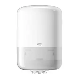 Produktbild: Tork 559000 Innenabrollungsspender für M2 Papierwischtücher im Elevation Design / Wischtuchspender für hygienische Einzeltuchentnahme in Weiß, 239mm x 360mm x 227mm