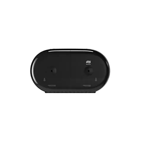 Produktbild: Tork SmartOne® Mini Doppelrollenspender für Toilettenpapier Schwarz T9, Hohe Kapazität, Elevation Linie, 682008
