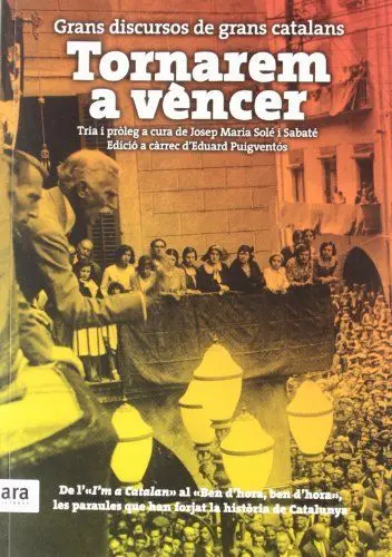 Produktbild: Tornarem a vèncer : Grans discursos de grans catalans (Sèrie H)