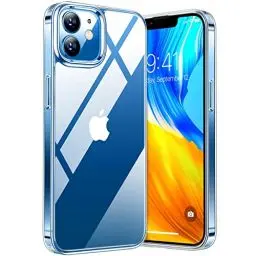 Produktbild: TORRAS Diamond Series für iPhone 12 Hülle, iPhone 12 Pro Hülle Vergilbungsfrei (Extrem Transparent) Unzerstörbare Sturzfestigkeit Exzellente Kratzfestigkeit Extrem Dünne Handyhülle iPhone 12/12 Pro