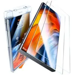Produktbild: TORRAS für Samsung Galaxy S24 Ultra für Panzerglas (100% Effektive Entsperrung) Höchste Kratzfestigkeit Schutzfoile für S24 Ultra 9H+ Glas (0 Luftblasen & Staub) 2 Stück