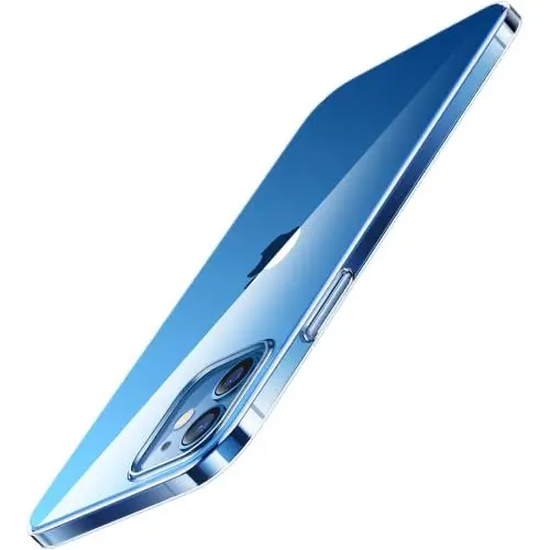 Produktbild: TORRAS für iPhone 12 Hülle, iPhone 12 Pro Hülle Ultra Dünn (Wie Original iPhone) Slim Handyhülle Case (Unzerbrechlich Rundum Schutz) Schutzhülle Transparent