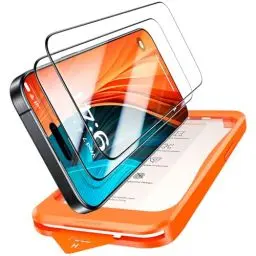 Produktbild: TORRAS für iPhone 15 Pro Max für Panzerglas (TOP Bruchsicherheit) Folie iPhone 15 Pro Max Schutzfolie Full Screen iPhone 15 Pro Max 9H+Schutzglas (Auto-Installation) Anti-Fingerabdruck, 2 Stück