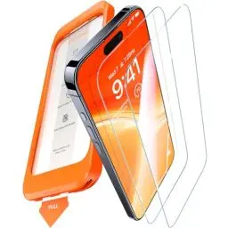 Produktbild: TORRAS für iphone 14 Pro für panzerglas (Neueste) Unzerstörbares bruchsicheres Schutzfolie iPhone 14 Pro Schutzglas Dauerhaft 9H Glas iPhone 14 Pro Folie (Kein Staub keine Blasen) 2 Stück