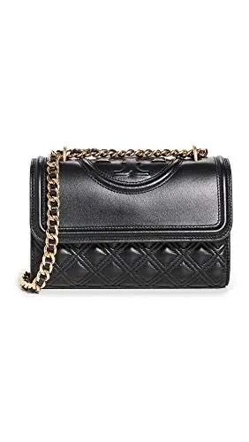 Produktbild: Tory Burch Fleming Weiche umwandelbare kleine Umhängetasche, Schwarz (schwarz), Einheitsgröße