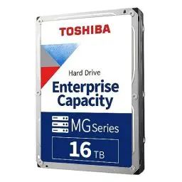Produktbild: Toshiba 16TB Enterprise Internal Hard Drive – MG Series 3.5' SATA HDD Mainstream server and storage, 24/7 Reliable Operation, Hyperscale and cloud storage (MG08ACA16TE)