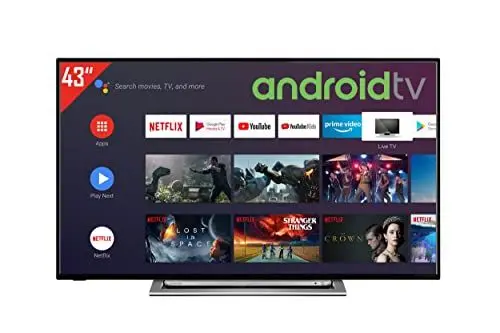 Produktbild: Toshiba 43UA3A63DG 43 Zoll Fernseher / Android TV (4K UHD, HDR, Triple-Tuner, Smart TV, Bluetooth) (2022) (Energieklasse G)