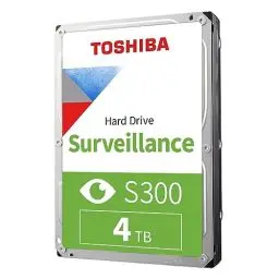 Produktbild: Toshiba 4TB S300 Surveillance HDD - 3.5' SATA Internal Hard Drive Supports up to 64 HD cameras at a 180TB/Year workload (HDWT720UZSVA)