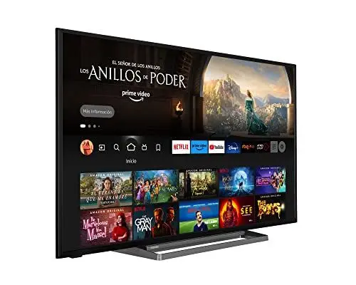 Produktbild: Toshiba 50UF3D63DA 50 Zoll Fernseher/Fire TV (4K Ultra HD, HDR Dolby Vision, Smart TV, Triple-Tuner, Alexa Built-In, Bluetooth, Sound by Onkyo), schwarz
