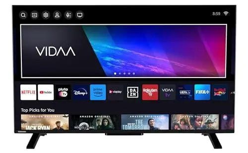 Produktbild: Toshiba Fernseher 43 Zoll Smart TV - VIDAA TV (4K UHD LED TV, HDR, Triple-Tuner) 43UV2363DG