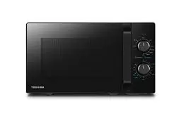 Produktbild: Toshiba MW2-MG20PF(BK)/GE Mikrowellenherd 800 W mit knuspriger Grill- & Kombigarfunktion, 5 Leistungsstufen, 1000 W Grillleistung, Schwarz