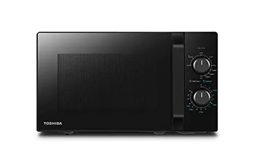 Produktbild: Toshiba MW2-MG20PF(BK)/GE Mikrowellenherd 800 W mit knuspriger Grill- & Kombigarfunktion, 5 Leistungsstufen, 1000 W Grillleistung, Schwarz