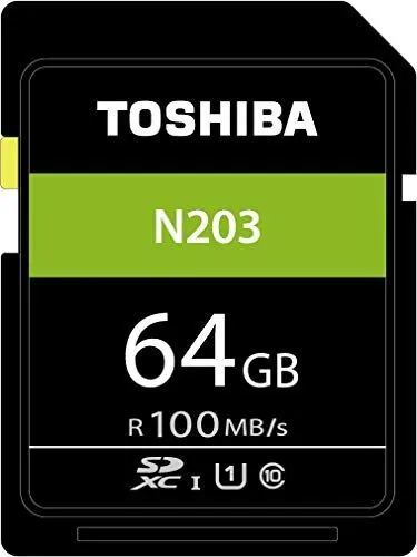 Produktbild: Toshiba THN-N203N0640E4 64GB N203 Klasse 10 SD-Karte 208050