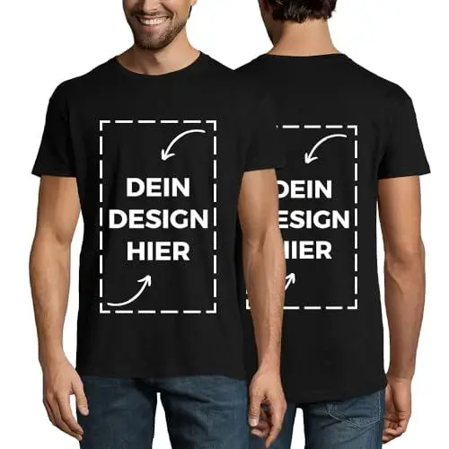 Produktbild: tostadora Tshirt Personalisiert Herren Damen - Tshirt Bedrucken Lassen Damen Herren - Tshirt Selbst Gestalten - Tshirt Mit Foto Text - Individuelle T-Shirt Druck - Personalisiertes Geschenk
