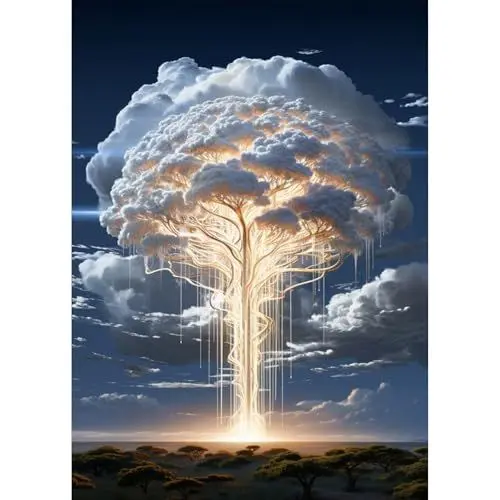 Produktbild: TOSTOG 5D Diamond Painting für Erwachsene,Baum des Lebens Diamant Painting Kits Bilder,Diamant Malerei DIY Diamond Painting Bilder Set 30x40cm für Wanddekor