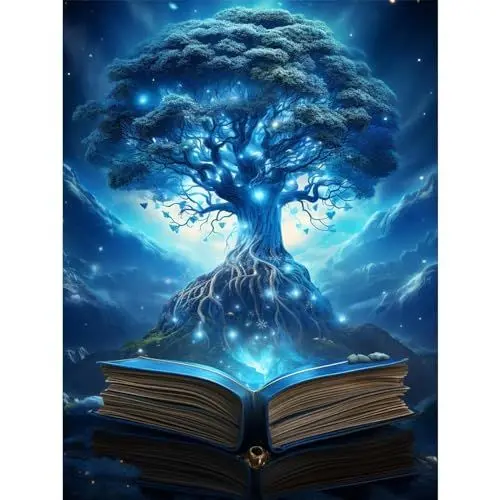 Produktbild: TOSTOG Diamond Painting Baum Erwachsene,Diy 5D Diamant Painting Bilder Full Drill Diamant Malerei Stickerei Strass für Wand Heimdecor 30x40cm