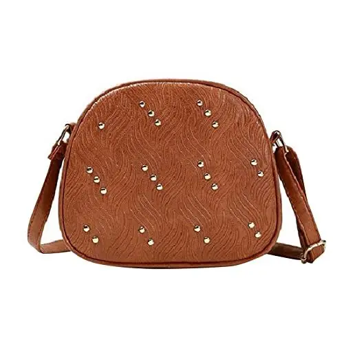 Produktbild: Lehrertasche Schulranzen 5 Klasse MäDchen Damen Einfache Feste Mode Umhängetasche Lässige Mode Umhängetasche Schulrucksack Schwarze Handtasche FüR Damen (Brown, One Size)