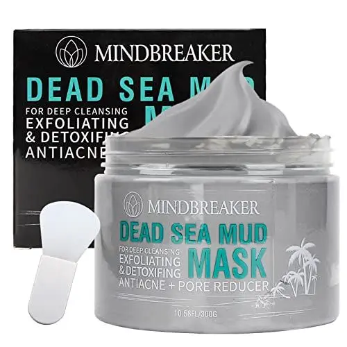 Produktbild: Totes Meer Schlammmaske für Gesicht und Körper – Gesicht und Körper, porentiefe Reinigung, Aknebehandlung, Anti-Aging und Anti-Falten, Bio-Gesichtsmaske aus natürlicher Tonerde für glattere (300g)