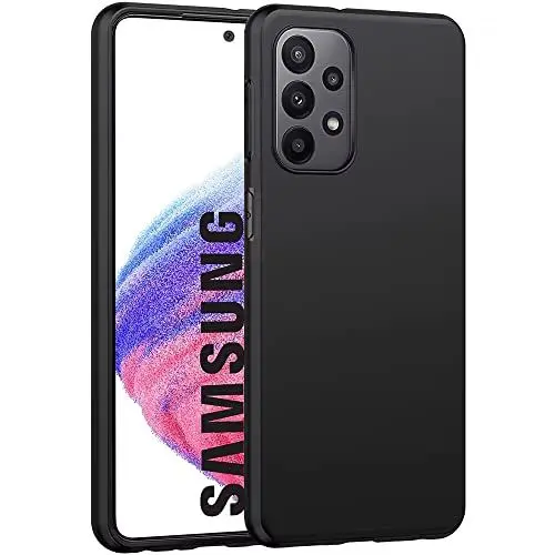 Produktbild: Totill Samsung Galaxy A53 5G hülle Silikon, Hanyhülle für Samsung Galaxy A53 Stoßstange Stoßfest Kratzfestigkeit rutschfest Schutzhülle Silikon Hüllen für Galaxy A53 5G case Cover - Schwarz