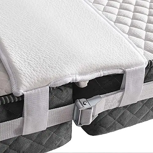 Produktbild: Totofac Liebesbrücke für Matratzen mit Spanngurt (200x28cm), Matratzenkeil Matratzenbrücke, Ritzenfüller für Matratzen Passt Gut in Die Bett Ritze Rein