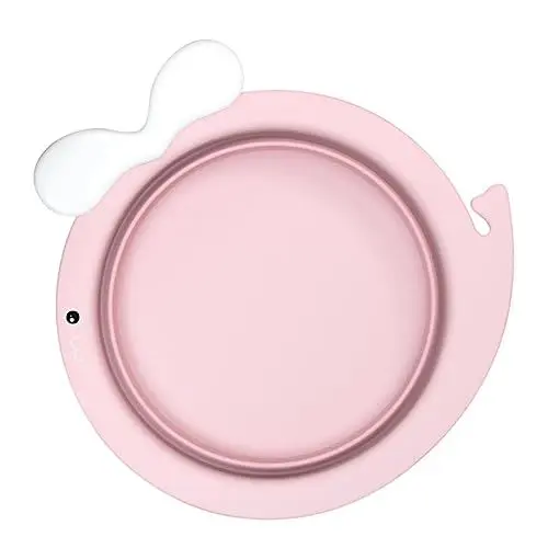 Produktbild: Totority 1Stk portable bathtub portable bath tub kinderwaschtisch kinderbadewanne Kinderpflege faltwanne geschenke kleinkind Karikatur Waschbecken Duschwanne Baby Rosa