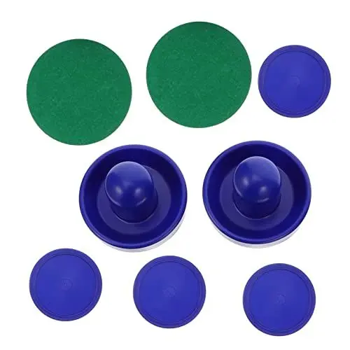 Produktbild: Totority 1 Satz Kugelkopf gesetzt Hockey-Pucks Spiel Hockeypuck Hockeytisch Airhockey Drücker Lufthockeyschieber Eishockey-Ausrüstung Lufthockeyersatzteile Eishockey Ersatz Plastik Blau