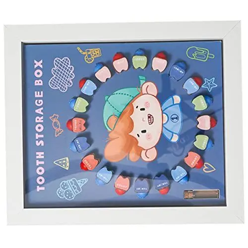 Produktbild: Totority 1 Set-box Milchzähne Aufbewahrungsbox Baby-sicherheitsset Must-haves Für Neugeborene Babypflegeset Neugeborener Junge Baby-gedenk-zahnschoner Baby-kit Zahnwaren Kind Abs Kristall