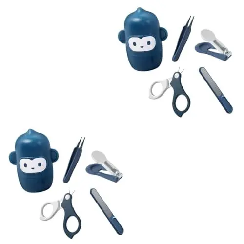 Produktbild: Totority 2 Sätze Nagelknipser-Set -Sicherheitsset Kleinkind nagelknipser -nagelfeile Trimmer Nagelfeilen Nagelpflegeset für Babys Maniküre-Pflegeset für Babys Muttermilch Suite