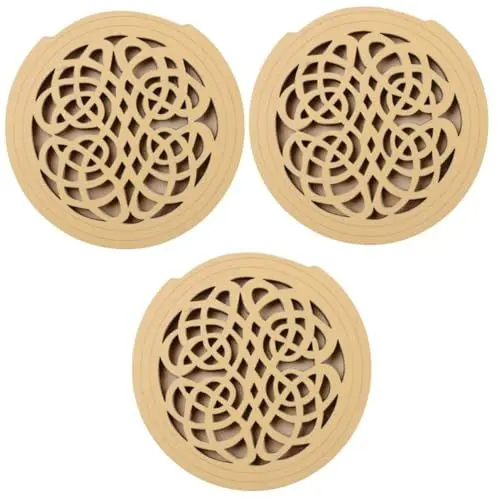 Produktbild: Totority 3st Gitarrenlochabdeckung Zubehör Für Akustikgitarren Gitarren-feedback Gitarrenlele Block Gitarren-cover Akustisch V Gitarre Gitarrenzubehör Sperre Runden Bambus