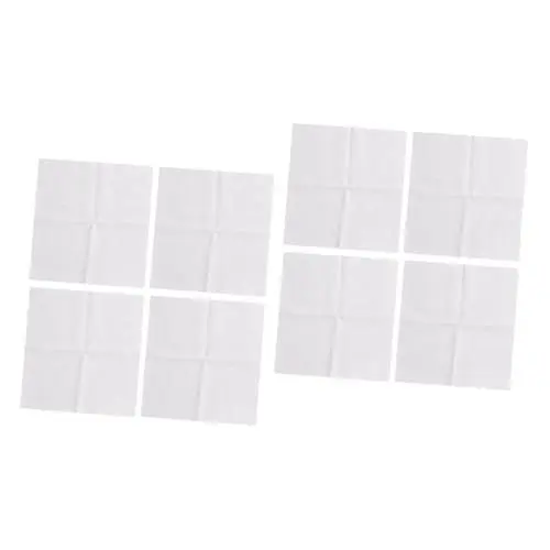 Produktbild: Totority 8 Stk Mikrofaserstoff Saxophon-reinigungstuch Gläser Brillenputztücher Brillenreiniger Putzlappen Silberreiniger Linsentücher Weiß Tuch Abwischen Musikinstrument
