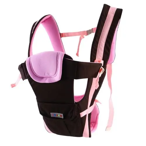 Produktbild: Totority Babytragetuch wickeltuch baby trageschal baby sling trage Adjustable baby carrier babyrucksack Babytrage neugeborener rucksack Babyschale Schultern Gurt Kinderwagen Rosa