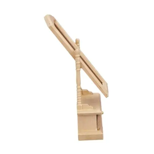 Produktbild: Totority Wohnkultur 1Stk Modell-Ankleidespiegel Dekor Mini-Zubehör Haushaltsgeräte Möbel Modelle Mini Schminkspiegel Mini Schminkspiegel hölzern schmücken Kunsthandwerk Birke Hausbedarf