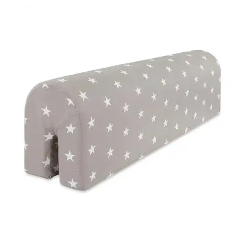 Produktbild: Totsy Baby Bettkantenschutz für Kinderbetten 70 cm - Schutz für Bettrahmen Kantenschutz Kinder Babybett Baumwolle Sterne